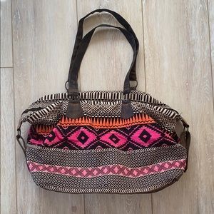 Colorful travel bag from cost plus world market